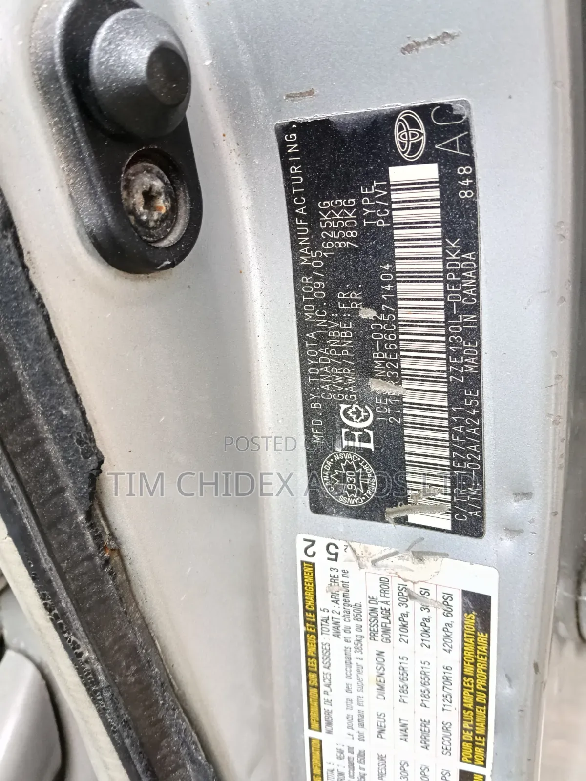 Toyota Corolla 2006 Silver