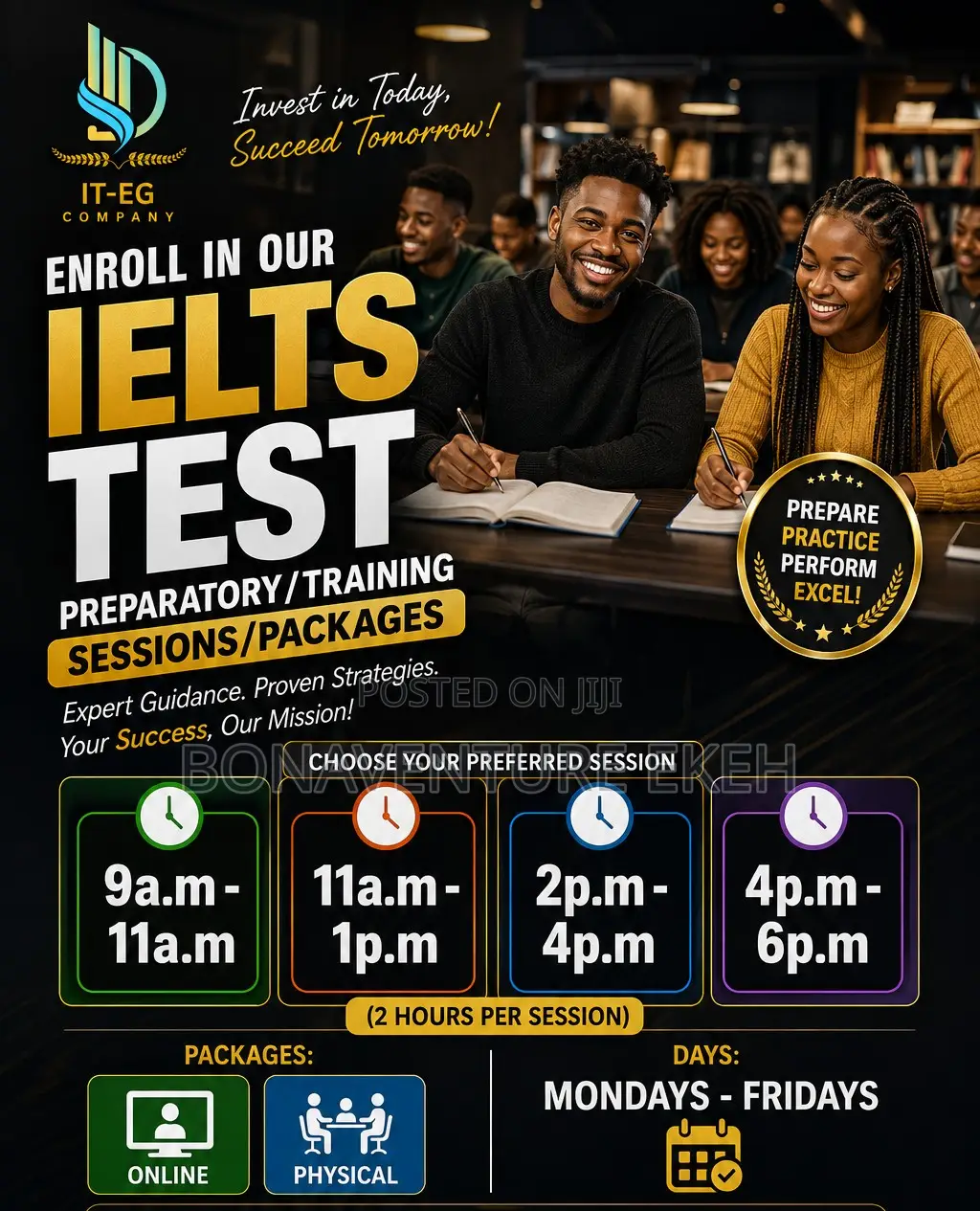 August IELTS Training Enrolment