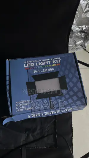3x Studio Led Lights + Backdrop Stand + Extras
