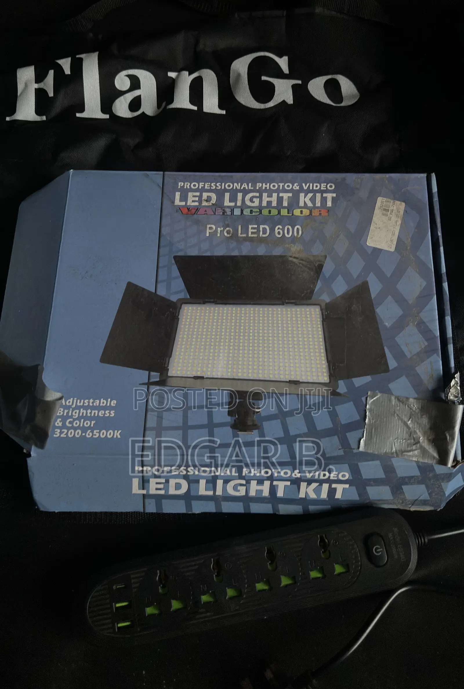 3x Studio Led Lights + Backdrop Stand + Extras