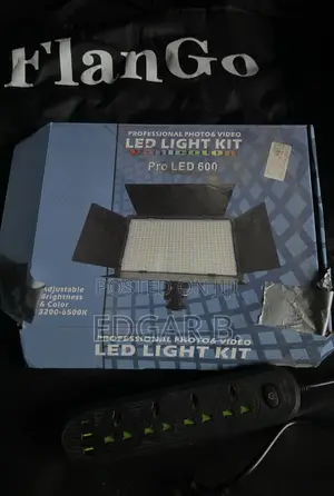 3x Studio Led Lights + Backdrop Stand + Extras