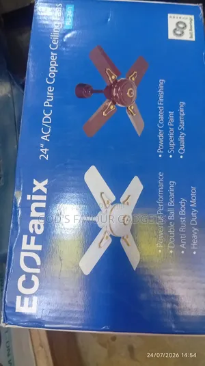 Solar Ceiling Fan Short Blade