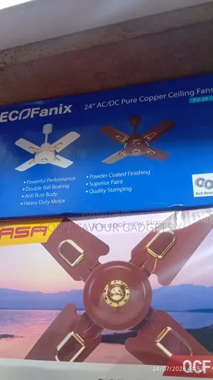Solar Ceiling Fan Short Blade