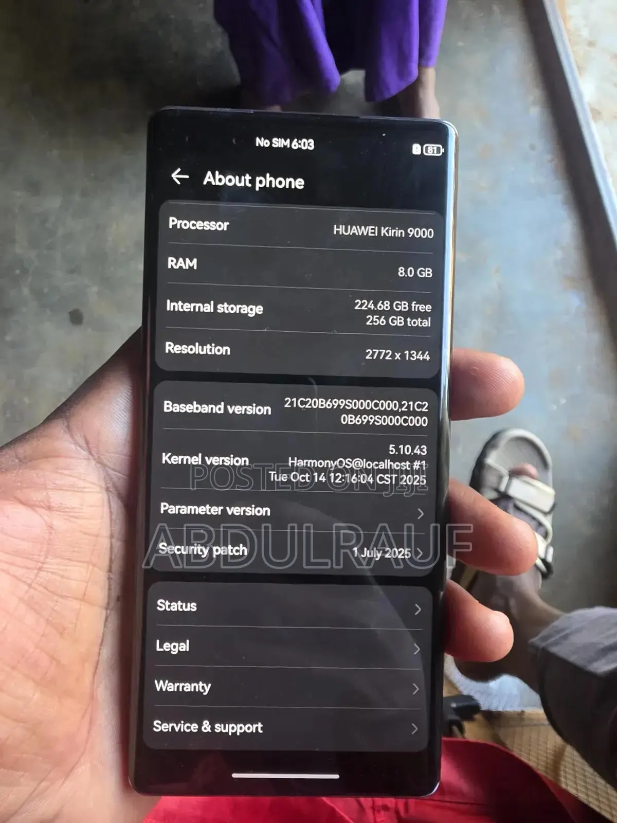 Huawei Mate 40 256 GB Black