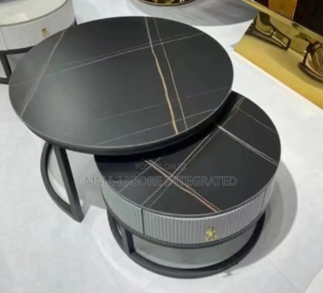 2 in 1 Marble Top Coffee Table