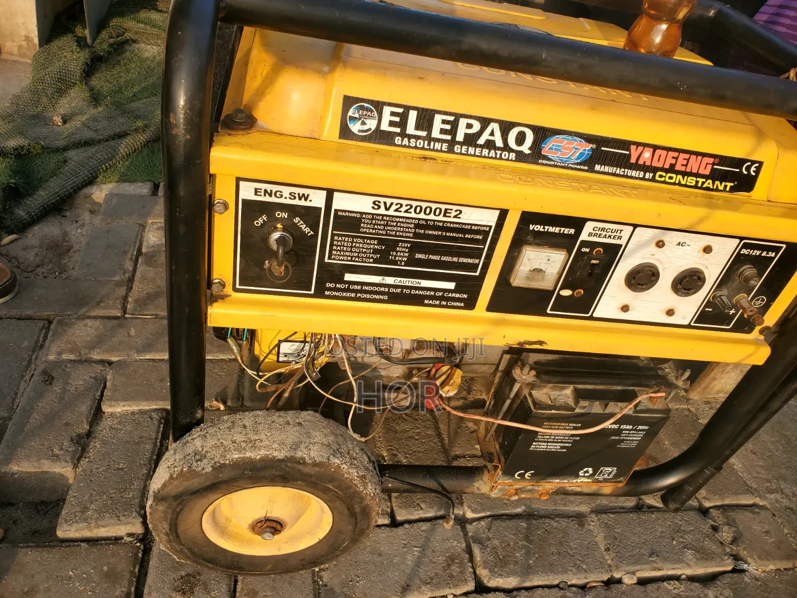 Elepaq Constant Generator SV22000E2 6.5kva