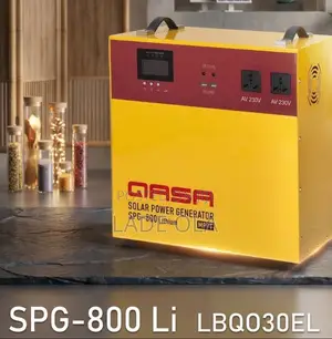 Qasa SPG-800 Lithium Solar Power Generator With a Rated Power of 800W.