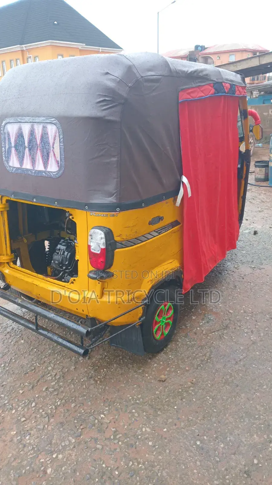 TVS King Deluxe Plus iTouch Start 2024 Yellow