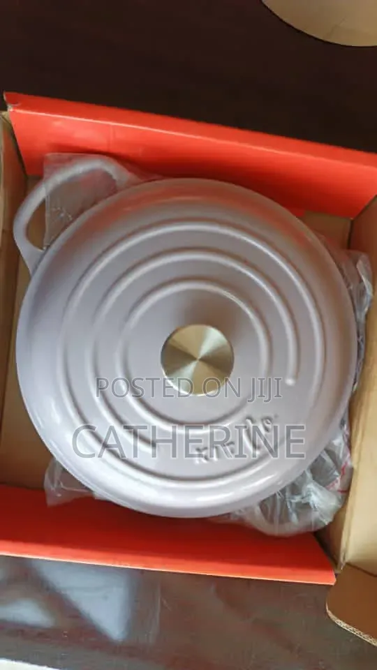 26cm Enameled Cast Iron Dutch Oven - Grey