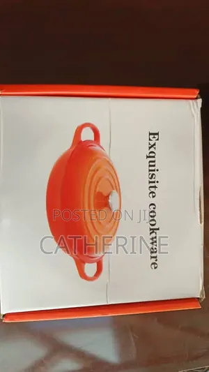 26cm Enameled Cast Iron Dutch Oven - Grey
