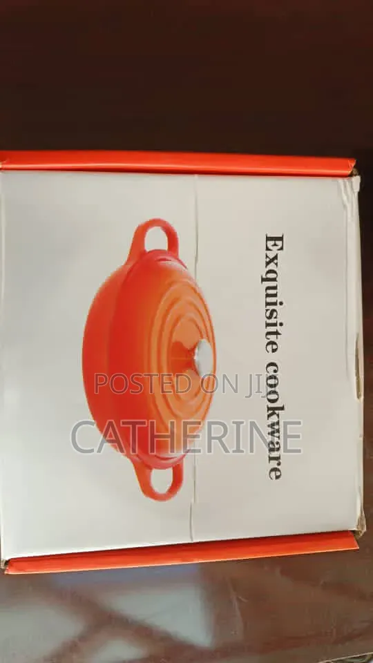 26cm Enameled Cast Iron Dutch Oven - Grey