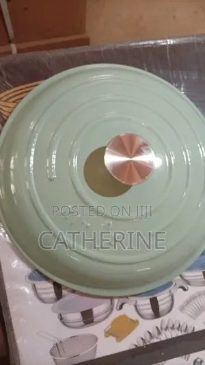 26cm Enameled Cast Iron Dutch Oven - Grey