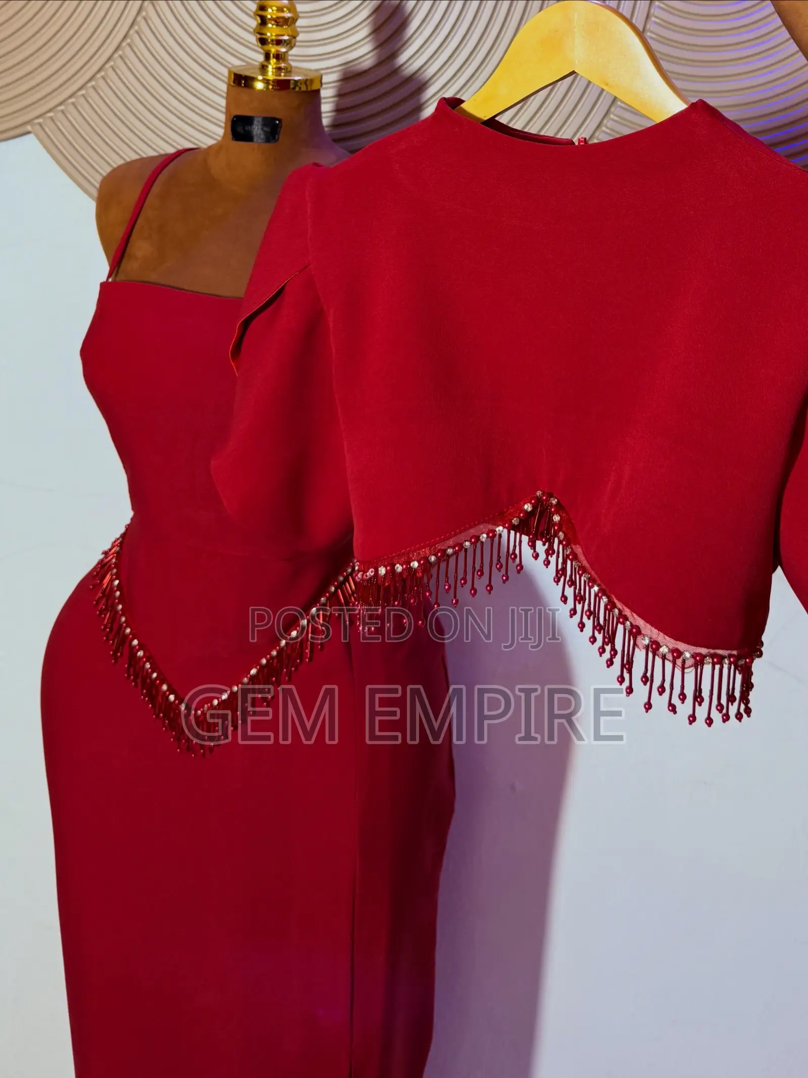 RED 2 Piece Dress