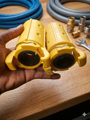 Yellow Nylon Sandblast Hose Couplings