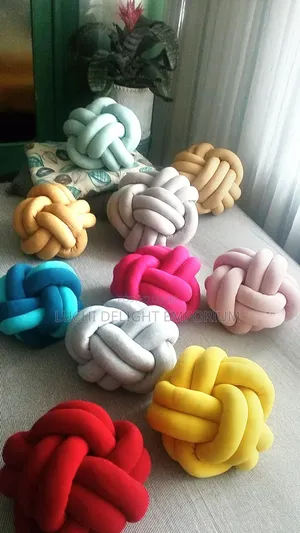 Luxury Knotted Throw Pillows