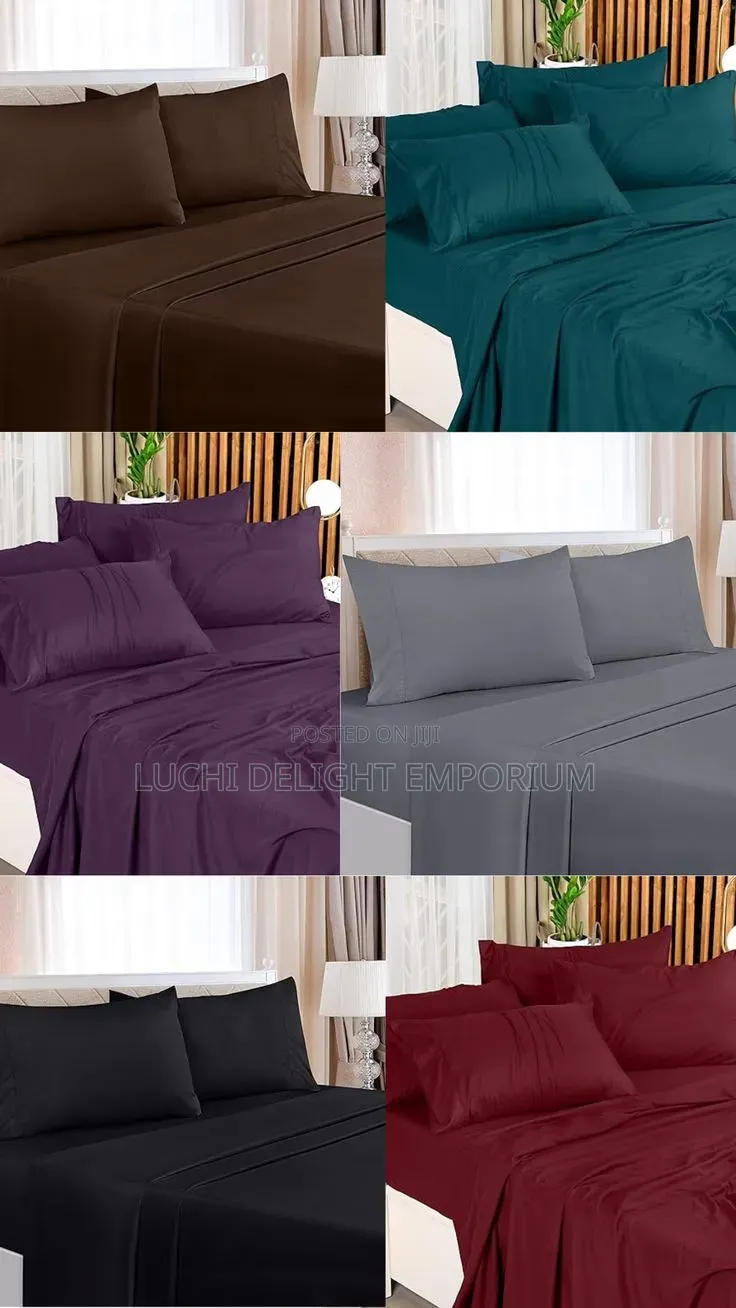  Premium Duvet, Bedsheet 4 Pillowcase Set 