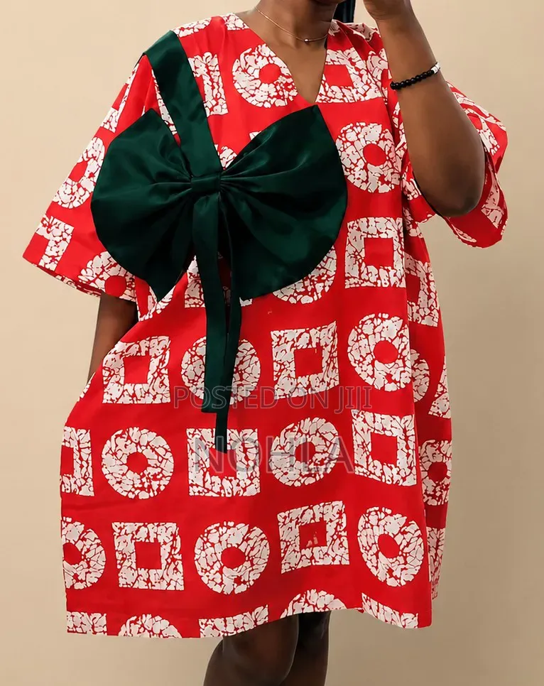 Short Ankara Bubu Dress
