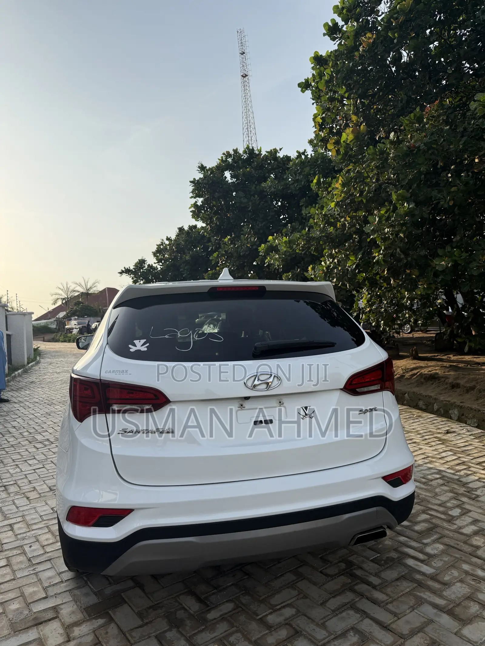 Hyundai Santa Fe 2017 White