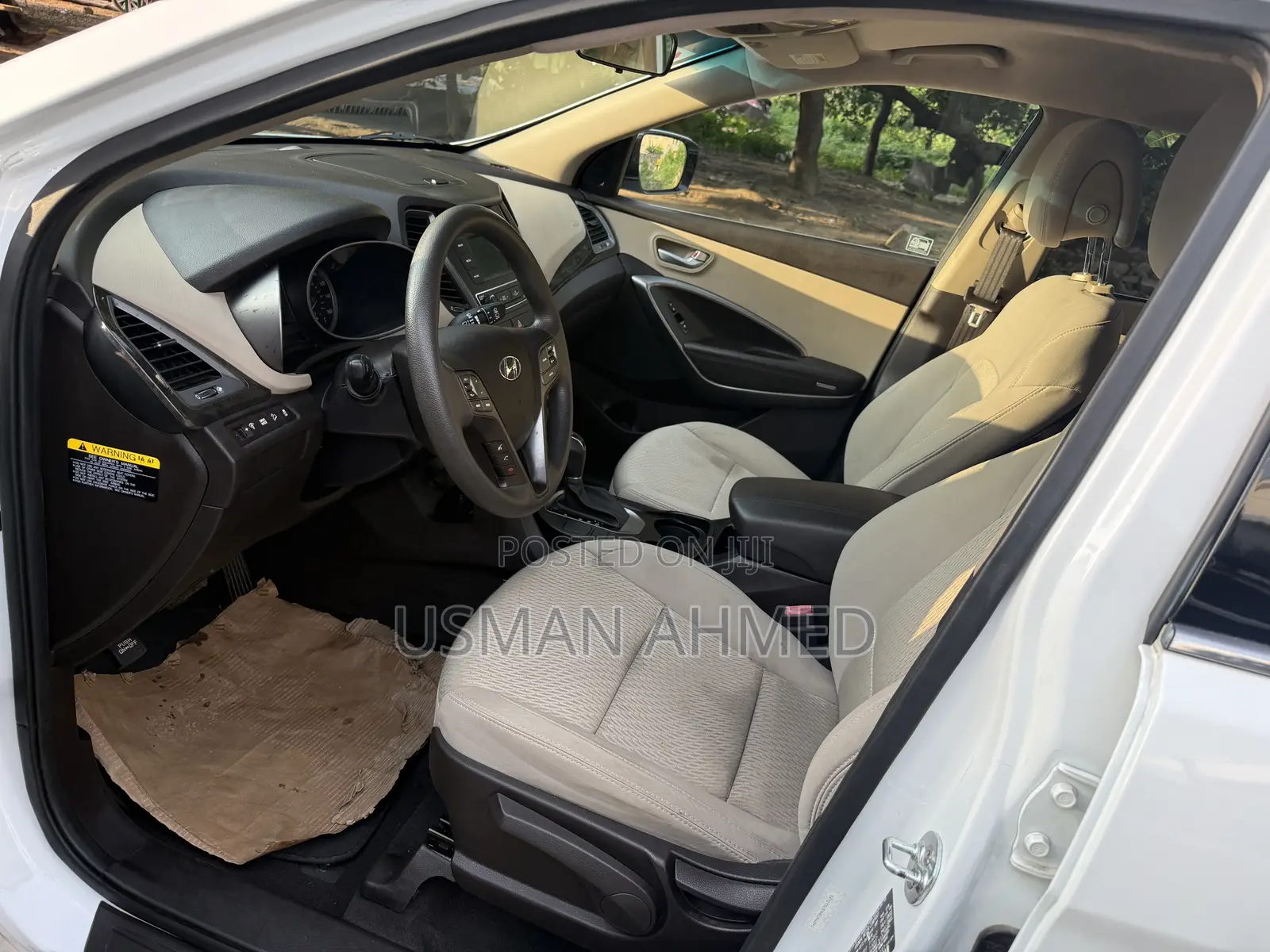 Hyundai Santa Fe 2017 White