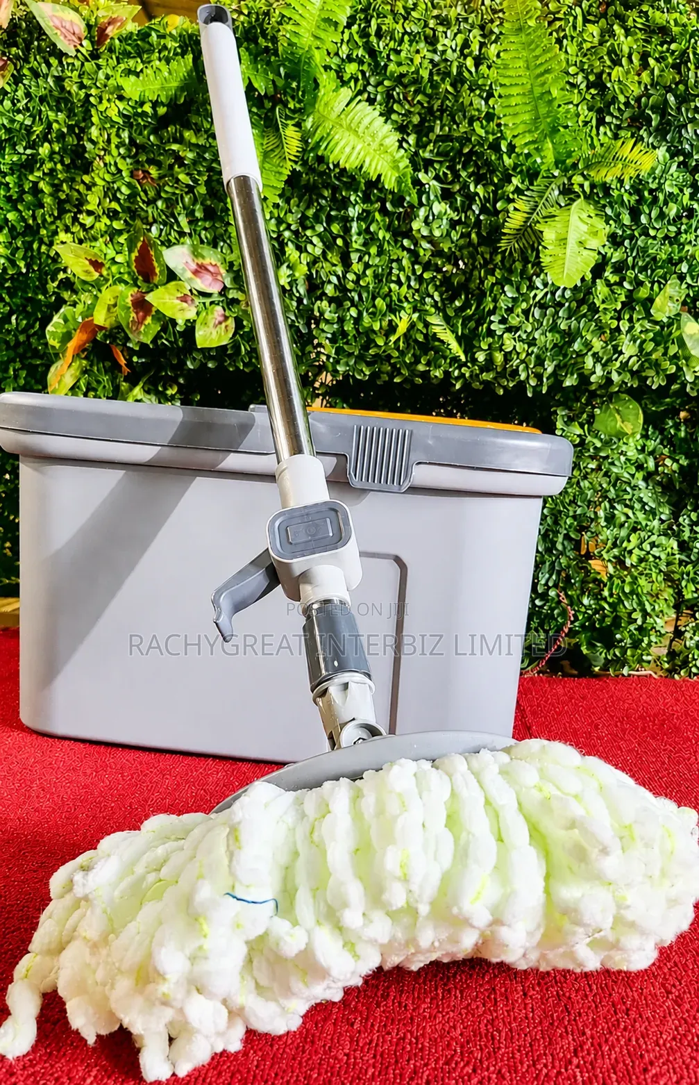 Spin Mop Bucket With Microfiber Mop Head