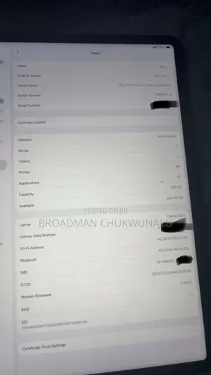 Apple iPad Pro 256 GB Silver