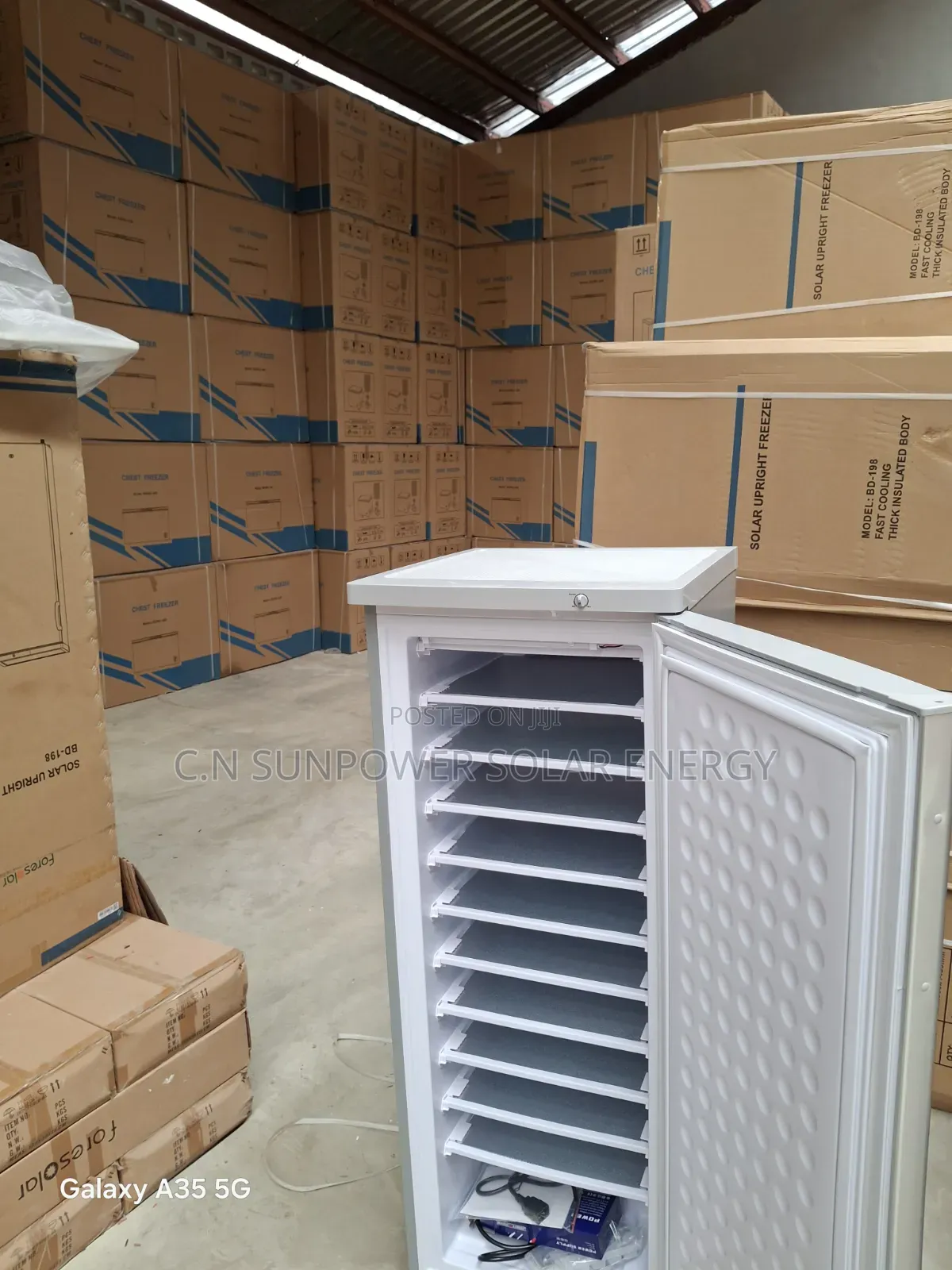 198L Foresolar Upright Ice Block Maker Freezer