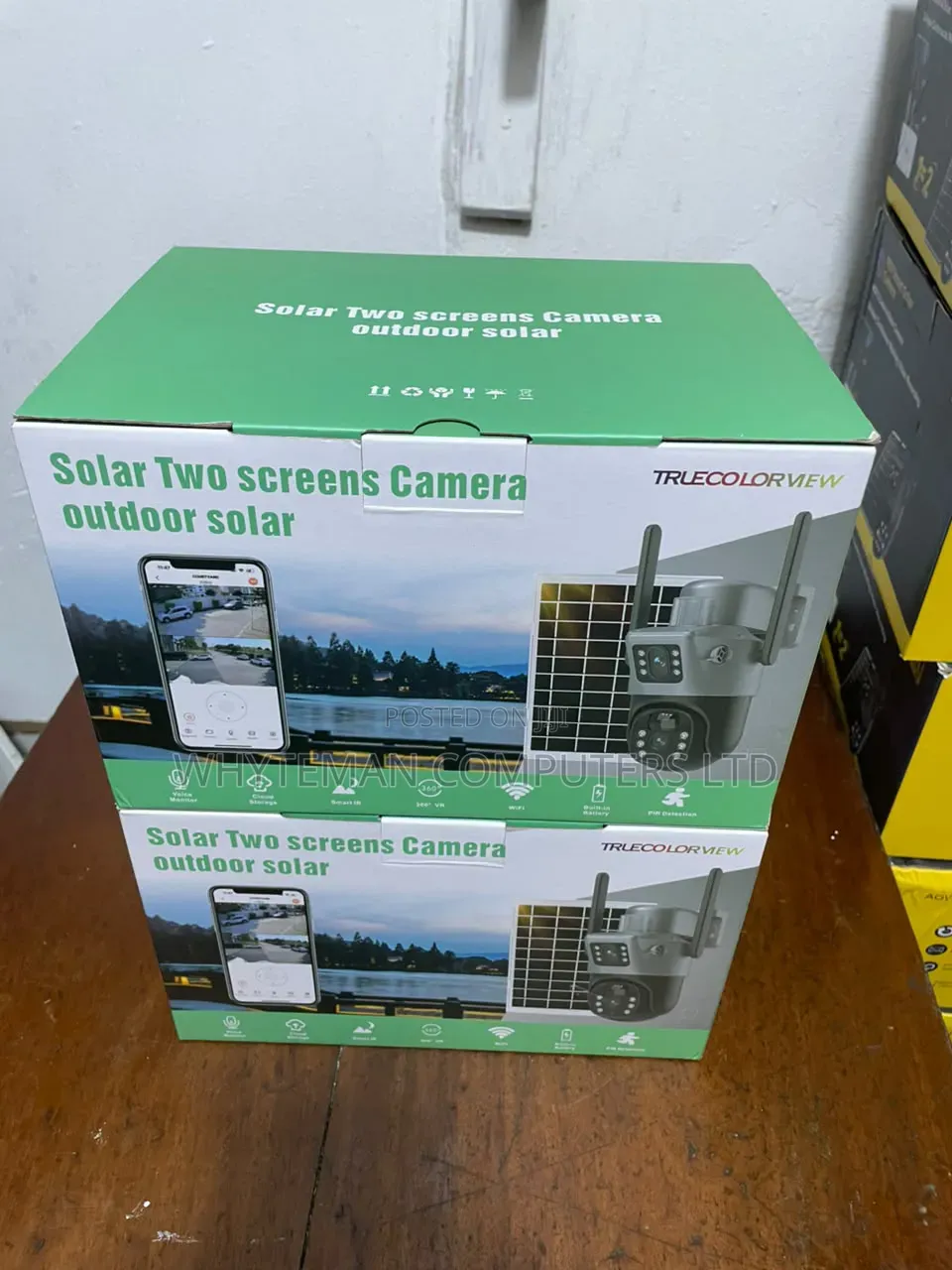 Solar Two Screens Outdoor Solar Camera