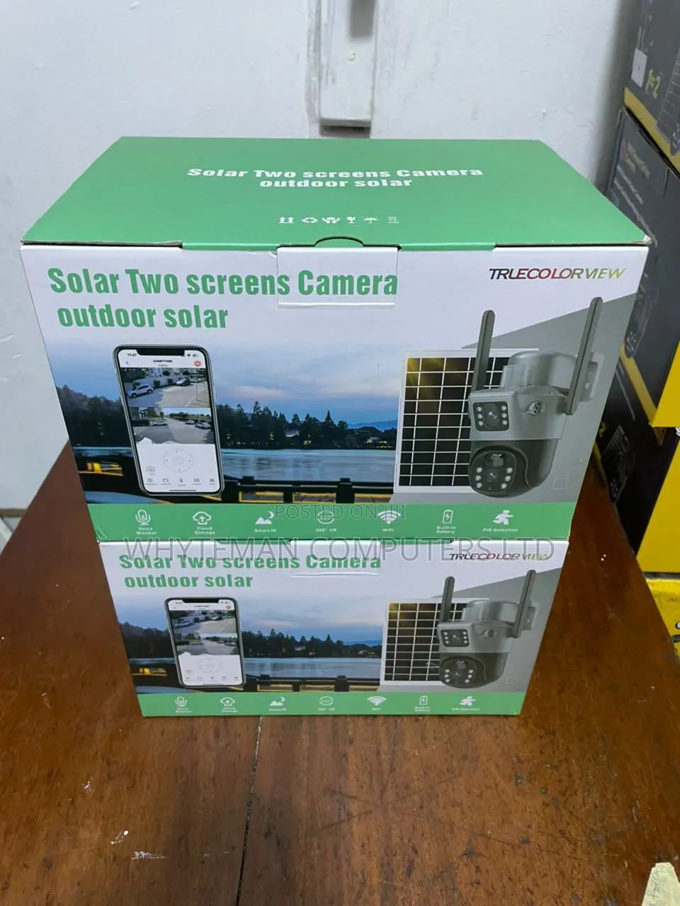 Solar Two Screens Outdoor Solar Camera