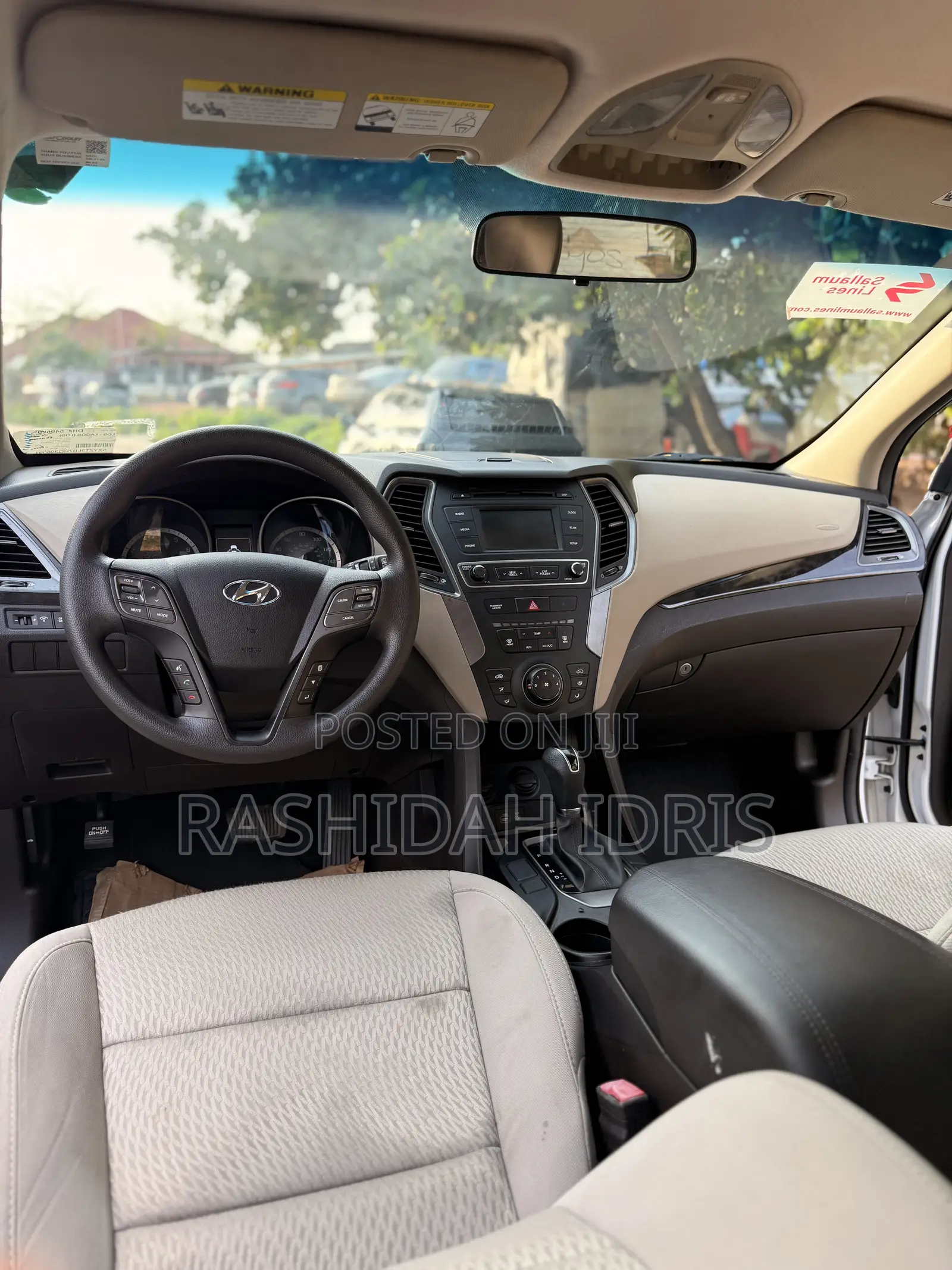 Hyundai Santa Fe 2017 White