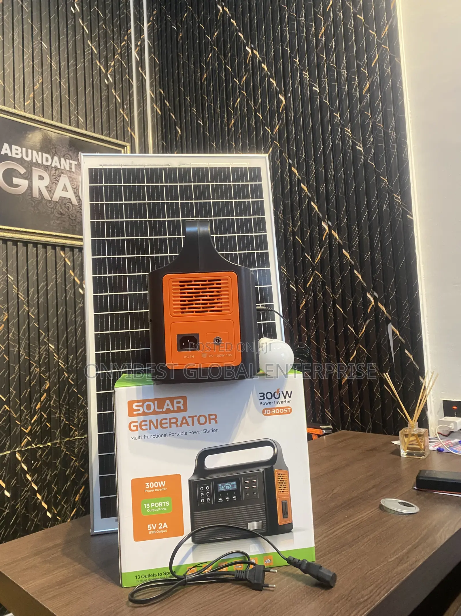 Solar Generator With Free LED Bulb