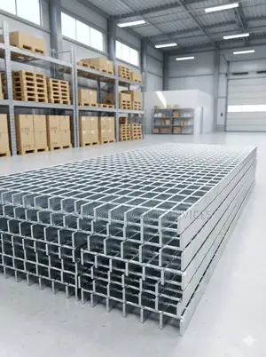 Hot-Dipped Galvanized Steel Grating Panels