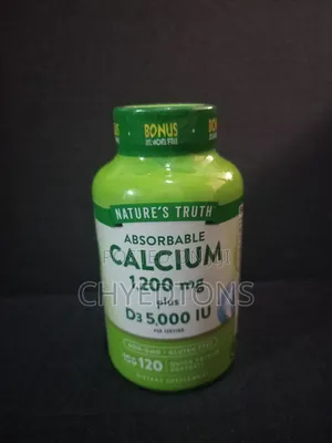 Nature's Truth Absorbable Calcium 1,200 Mg Plus D3 5,000 IU (120 )