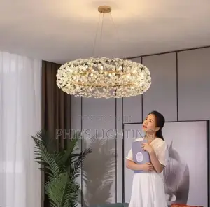 Designer Dandelion Crystal Pendant Chandelier
