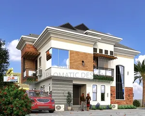 Complete 6 Bedroom Duplex Building Plan for Approval