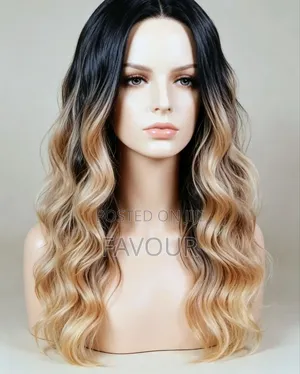 Coloured Wavy Wig