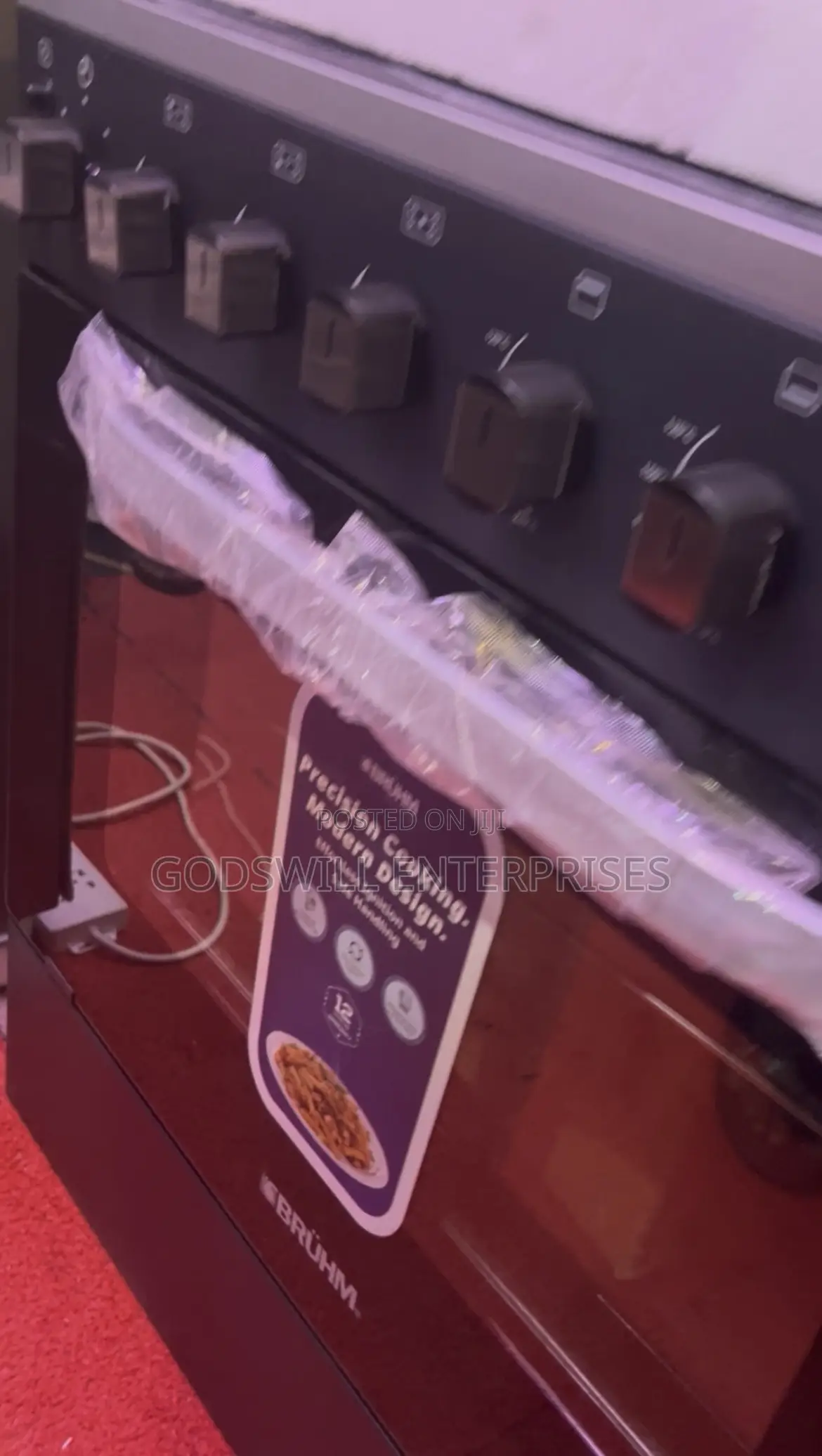 This Bruhm Standing Gas Cooker