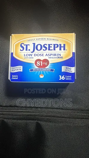 St. Joseph Low Dose Aspirin 81 Mg – Enteric Coated (36 Coated Tablets)