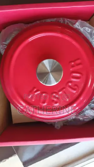 22cm Enameled Cast Iron Dutch Oven - Red