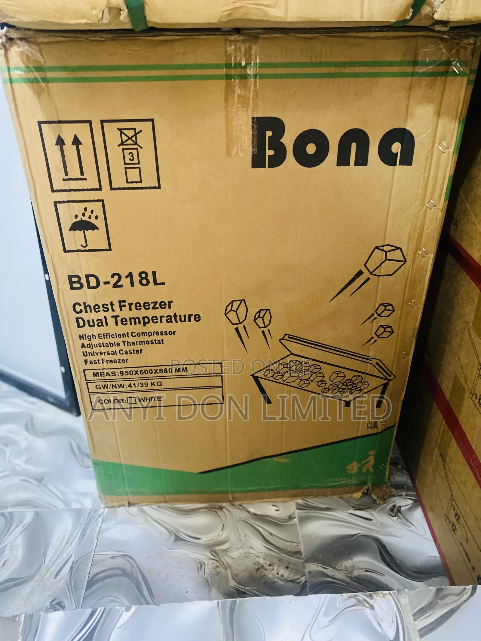 218l Bona AC/Dc Deep Freezer