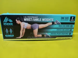 RBX 1 Lb. Performance Wrist / Ankle Weights –2 Pack One Size Fits Most
