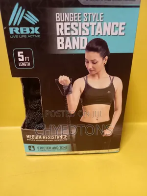 RBX Bungee Style Resistance Band – Medium Resistance (5 Ft. Length)