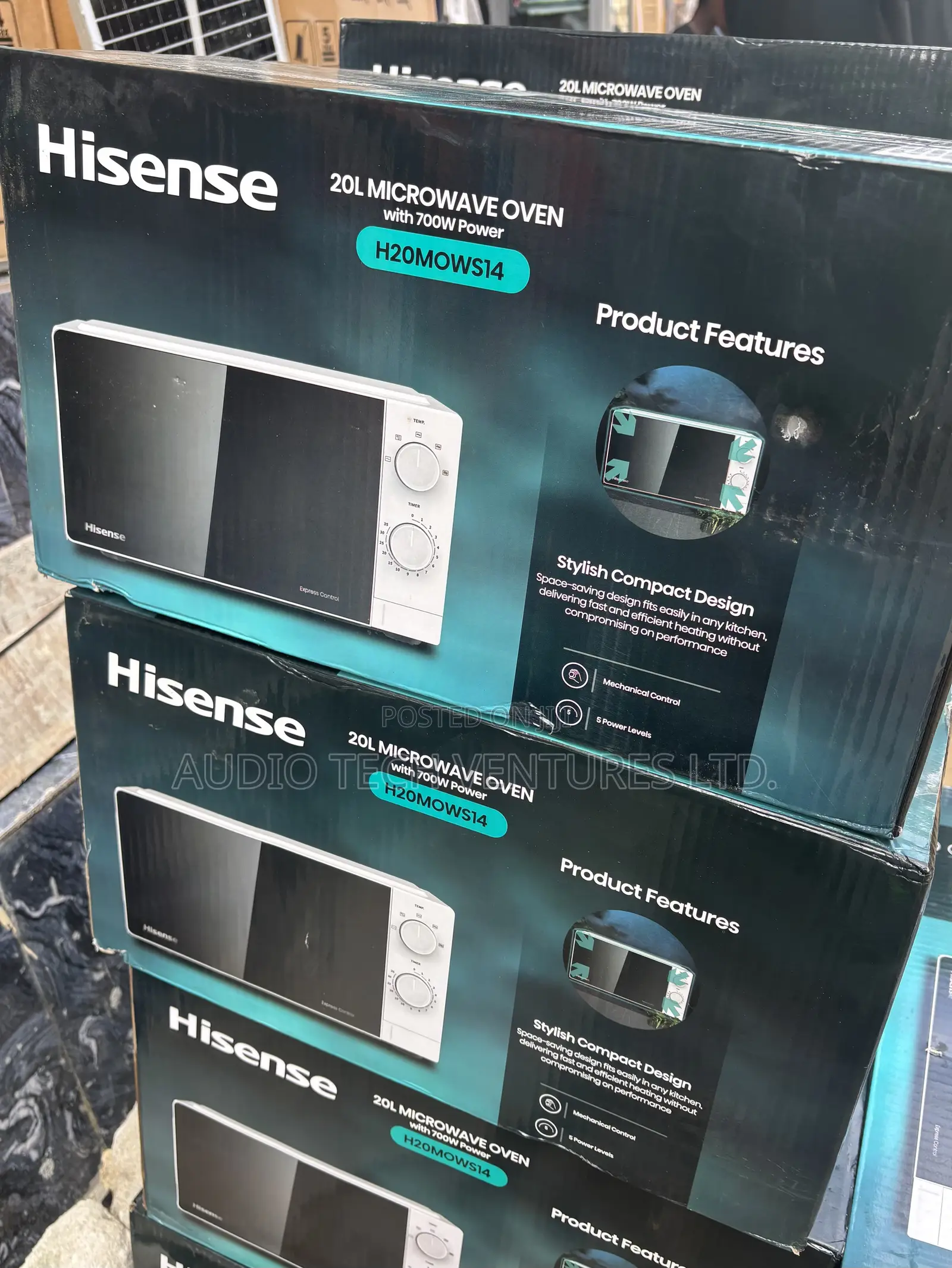 Hisense 20l Microwave Oven With 700w Power