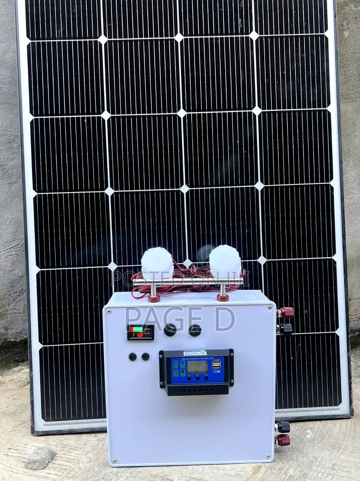 Lithium Battery Solar Generator