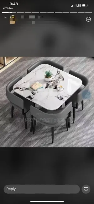 By 4 Dining Table With Chairs Available