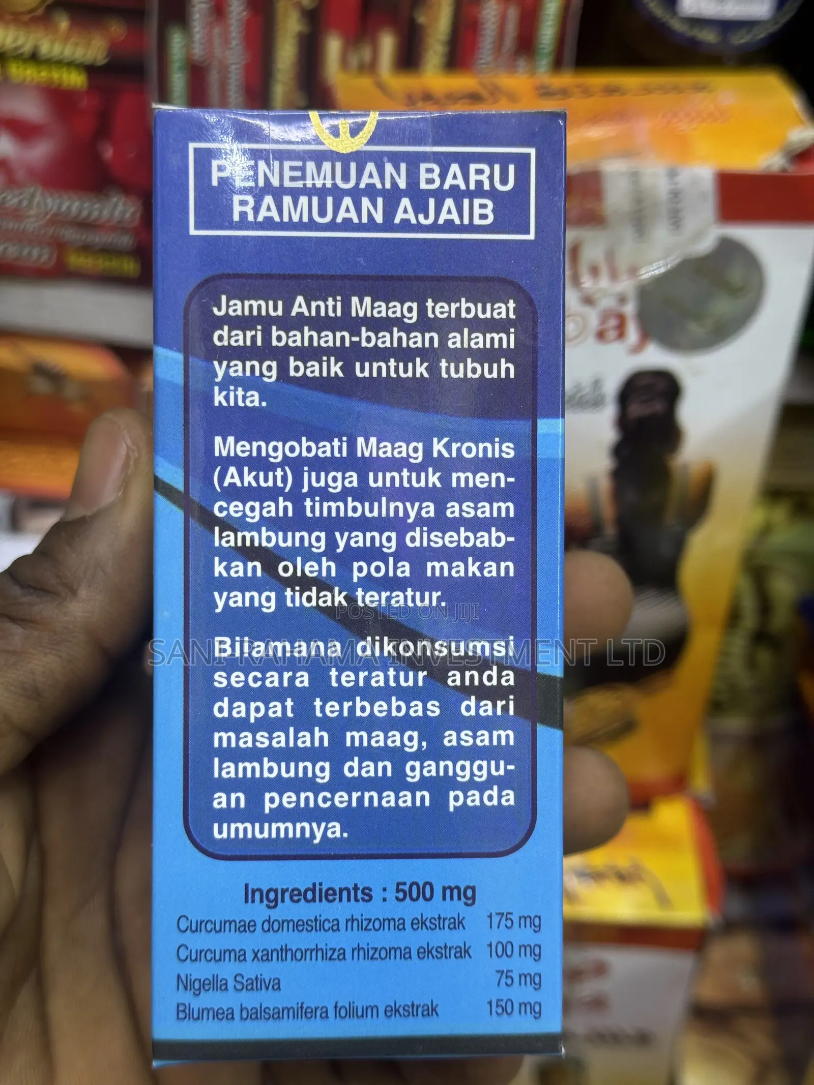 Original Al-Balad Jamu Khusus Anti Maag – 50 Capsules