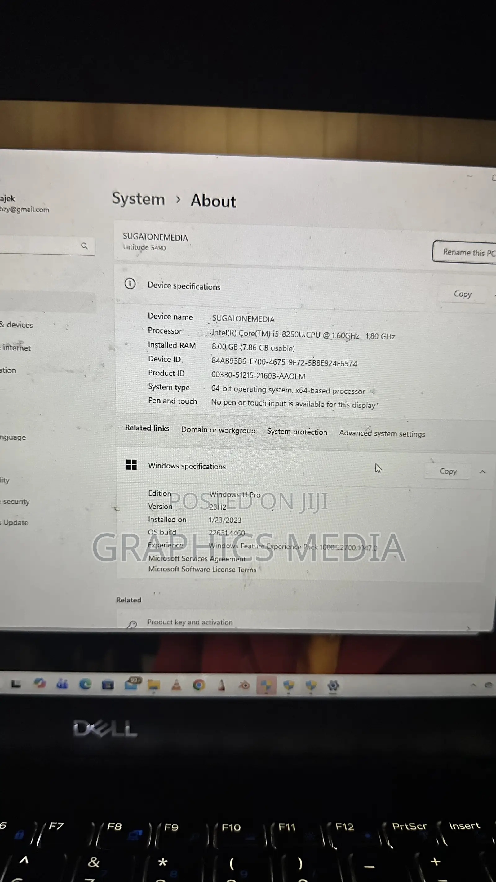 Laptop Dell Latitude 5490 8GB Intel Core i5 SSD 256GB