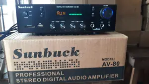 Original Sunbuck Table Power Amplifier Bluetooth, USB, 500watts