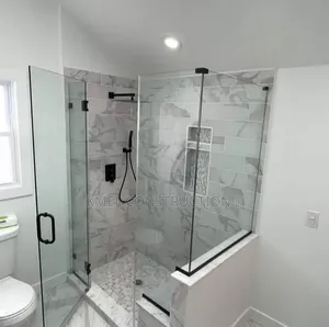 Clear Glass Shower Cubicle Design.