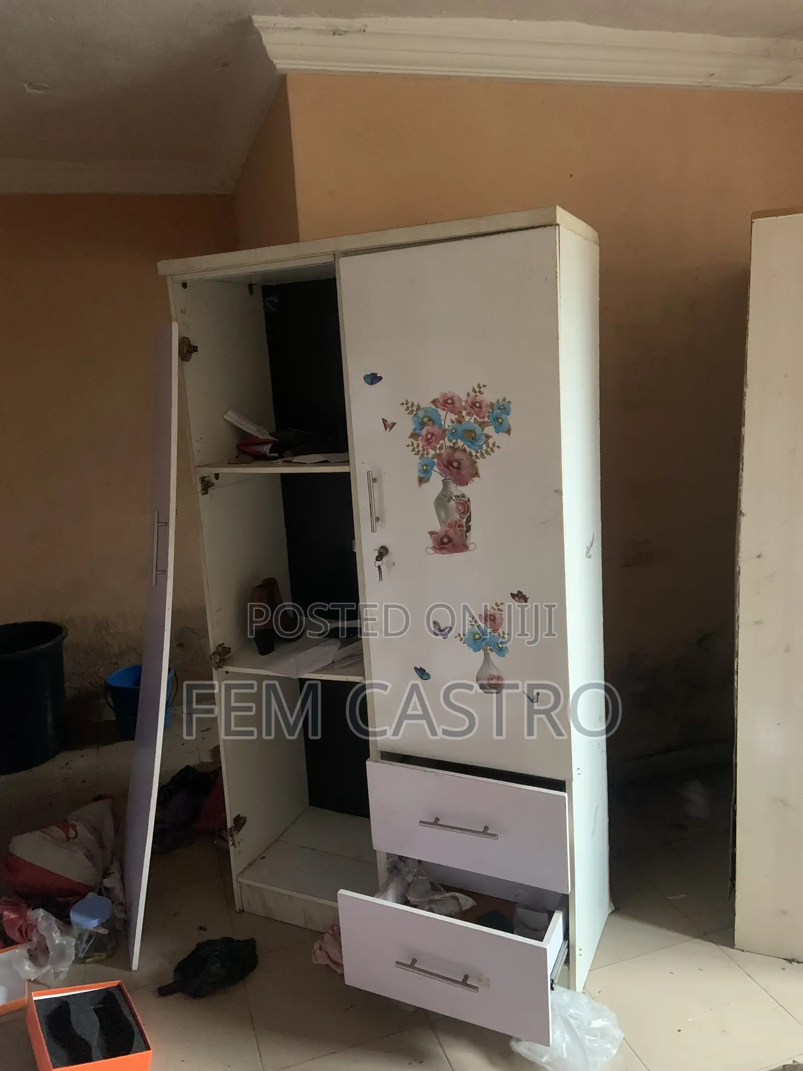 Wardrobe and TV Shelf