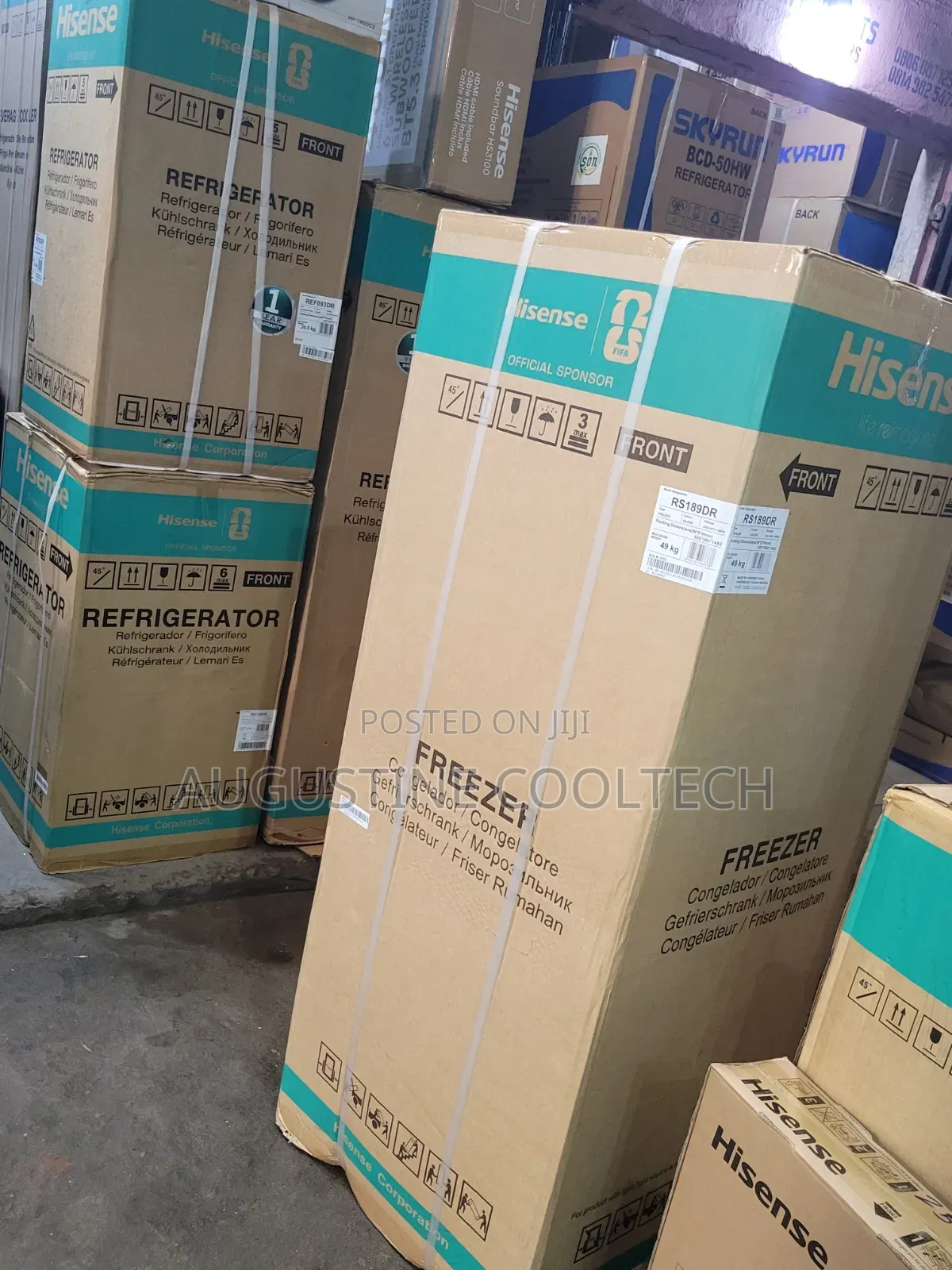 Brand New Hisense Upright Freezer